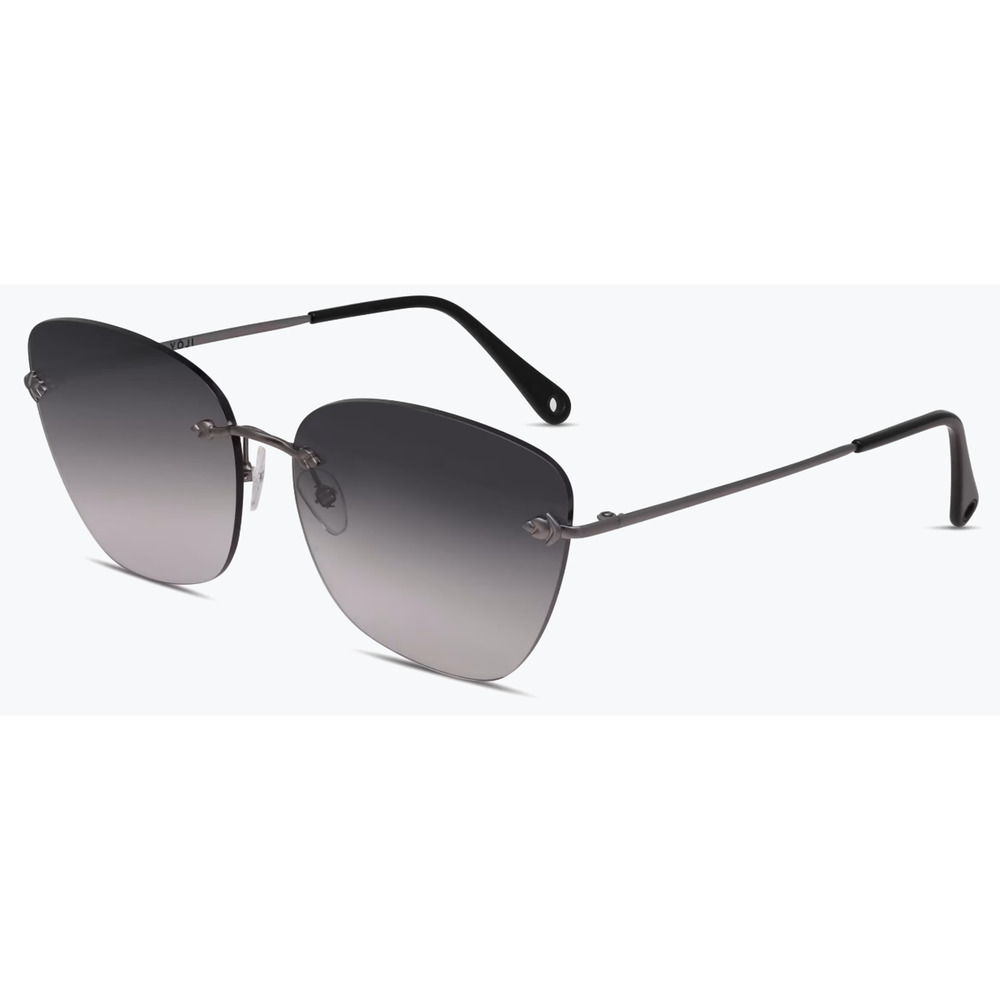YOJI OSAKA 32-001440 GUNMETAL/BLACK EYEGLASSES SUNGLASSES FRAME 55-17-145